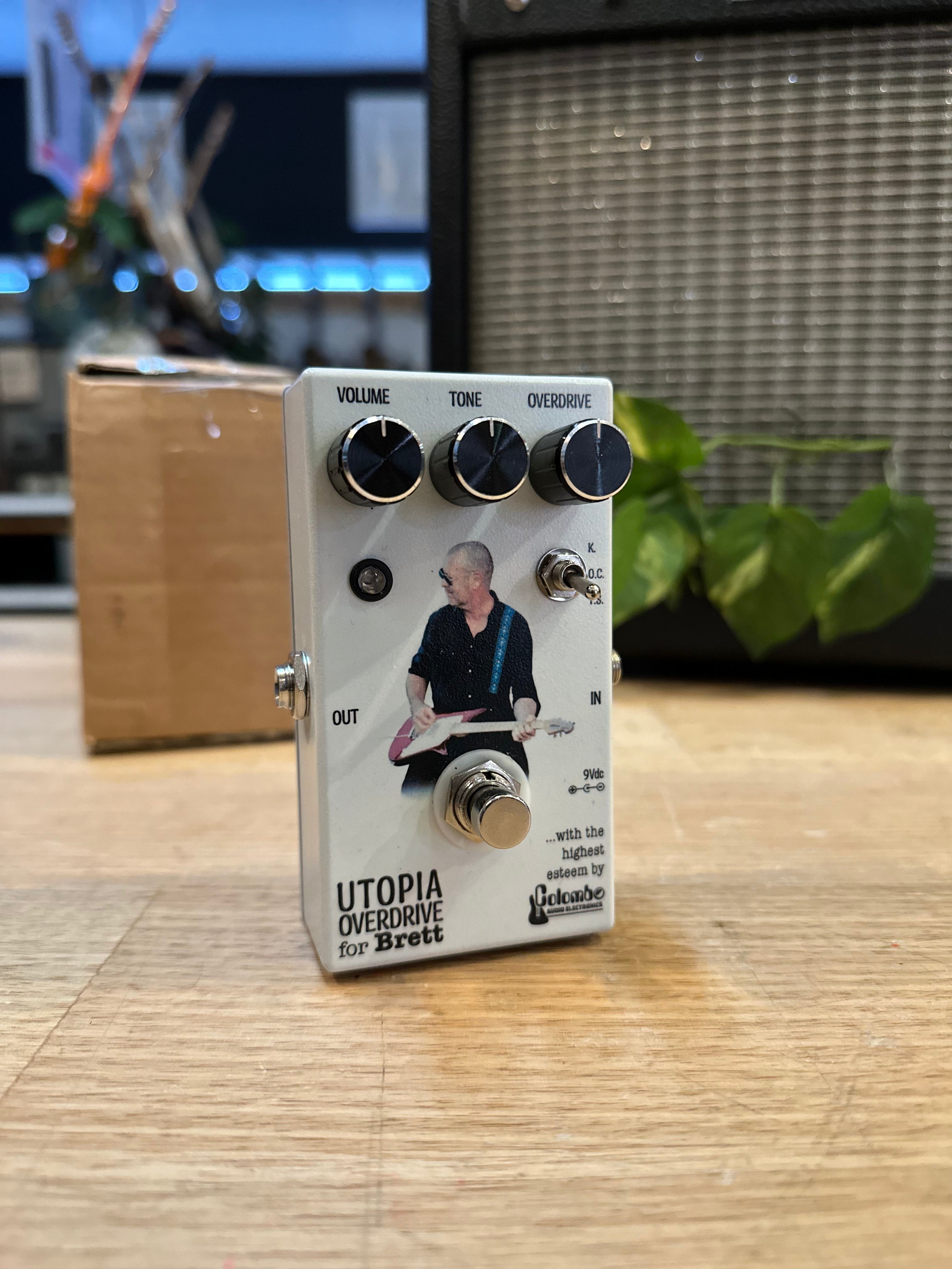 Colombo Audio Electronics | Utopia Overdrive - Brett Edition! | Ex-Demo Pedals Colombo Audio Electronics | Utopia Overdrive - Brett Edition! | Ex-Demo Pedals